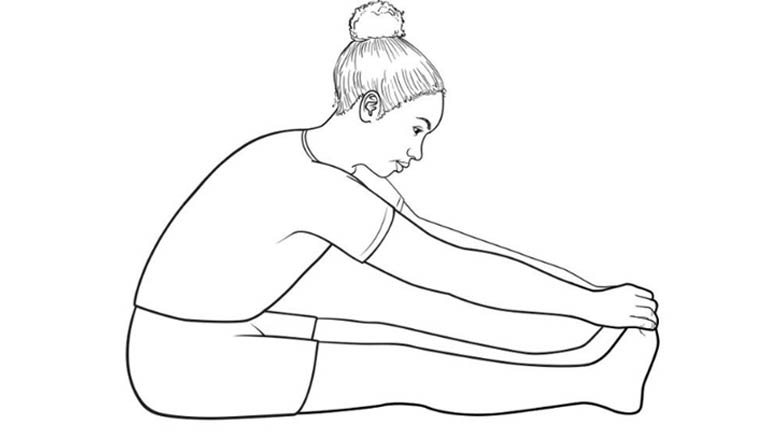 Hamstring stretch