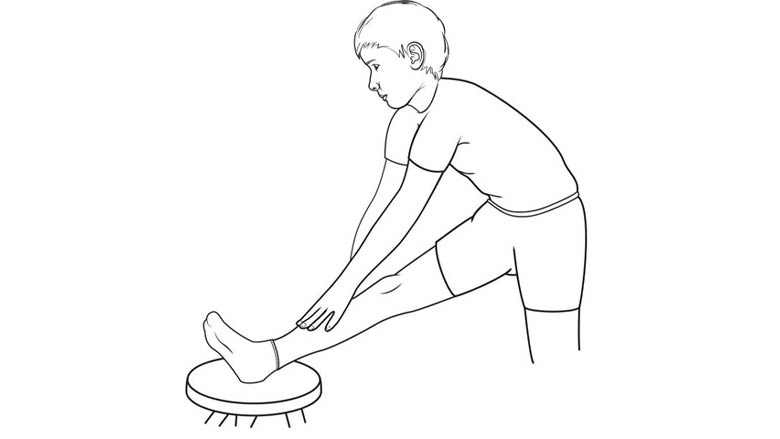 Standing hamstring stretch