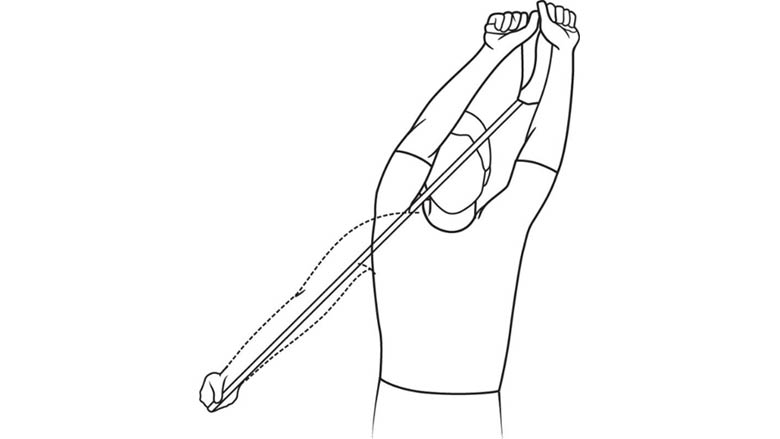 Shoulder strengthening: downward