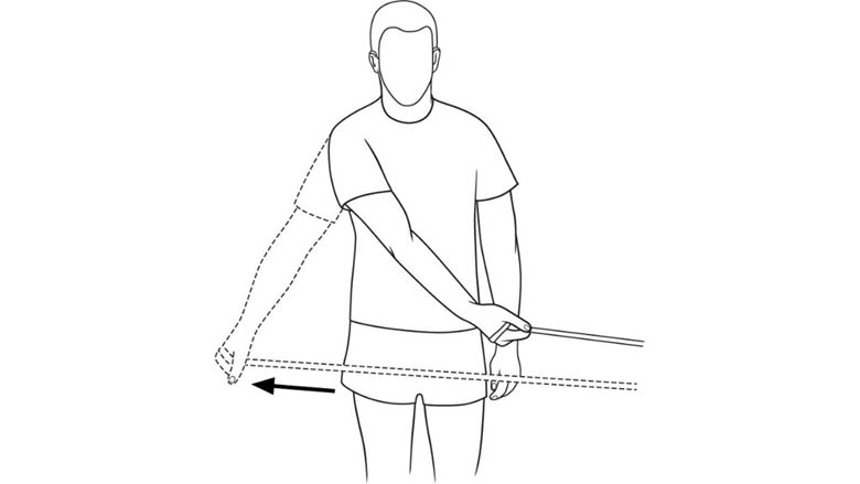 Shoulder side pull (abduction)