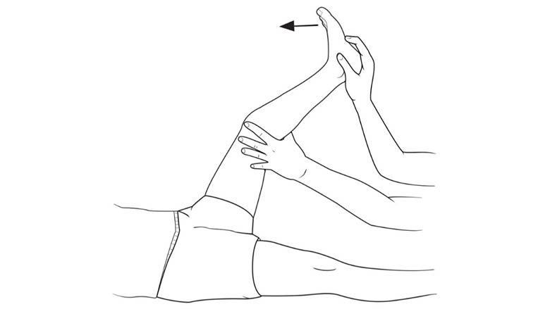 Hamstring stretch