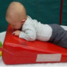 Tummy time positioning