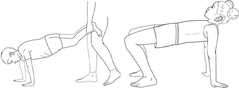 Activities to Develop a Child’s Sense of Touch in the Hands - Wheelbarrow and Crab Walk